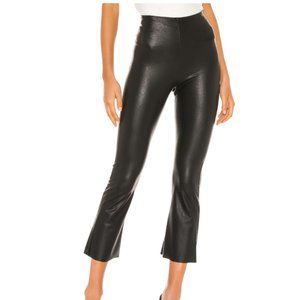 Commando Faux Leather Cropped Flare Pant
